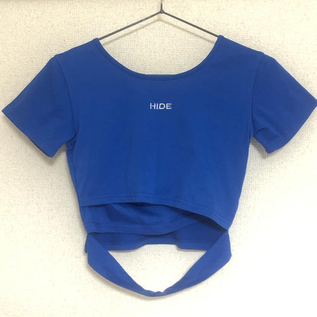 baby shoop(ベイビーシュープ)の【最終値下げ】HIDE ロゴ トップス レディースのトップス(Tシャツ(半袖/袖なし))の商品写真