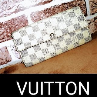 ルイヴィトン(LOUIS VUITTON)の【長財布】ルイヴィトン　ダミエ　アズール　サラ　(財布)