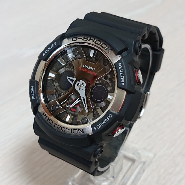 超美品【CASIO/G-SHOCK】デジアナ メンズ腕時計GA-200-1AJF