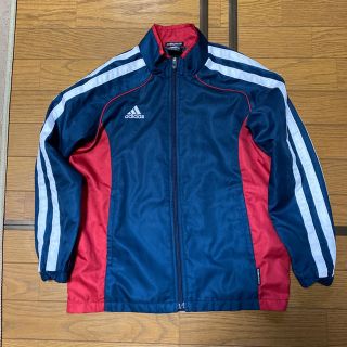 アディダス(adidas)のお値引き中❗️adidas ウィンドブレーカー　140㎝　トリコロールカラー(ジャケット/上着)