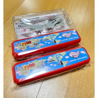 ジャル(ニホンコウクウ)(JAL(日本航空))のJAL 非売品　スプーンフォークセット　飛行機模型(模型/プラモデル)