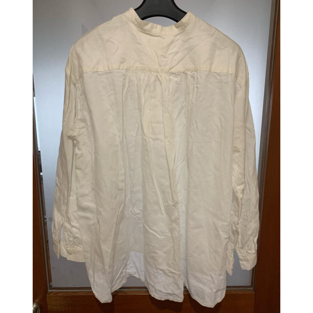 MUJI (無印良品)(ムジルシリョウヒン)の無印良品　ノーカラーシャツ レディースのトップス(シャツ/ブラウス(長袖/七分))の商品写真