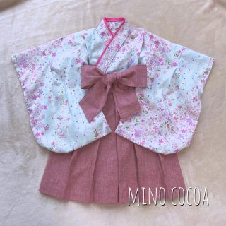 handmade baby HAKAMA 80-90cm(和服/着物)