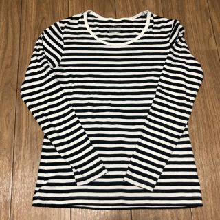 ムジルシリョウヒン(MUJI (無印良品))の無印良品　ボーダー　ロンT(Tシャツ/カットソー(七分/長袖))