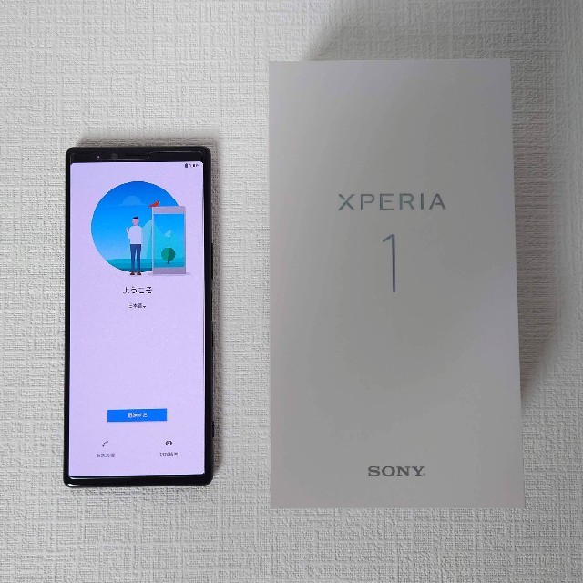 スマホ/家電/カメラSONY Xperia1 J9110 ブラック デュアルSIM