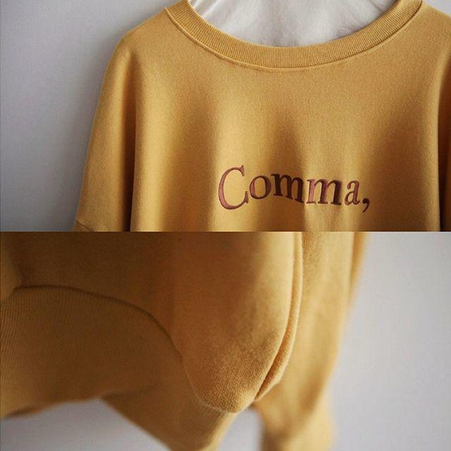 ◆新品◆ Comma, レタリング スウェット レディースのトップス(トレーナー/スウェット)の商品写真