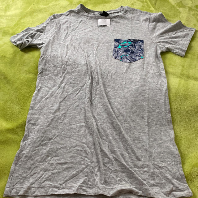 H&M(エイチアンドエム)のH&M 柄ポケットTシャツ メンズのトップス(Tシャツ/カットソー(半袖/袖なし))の商品写真