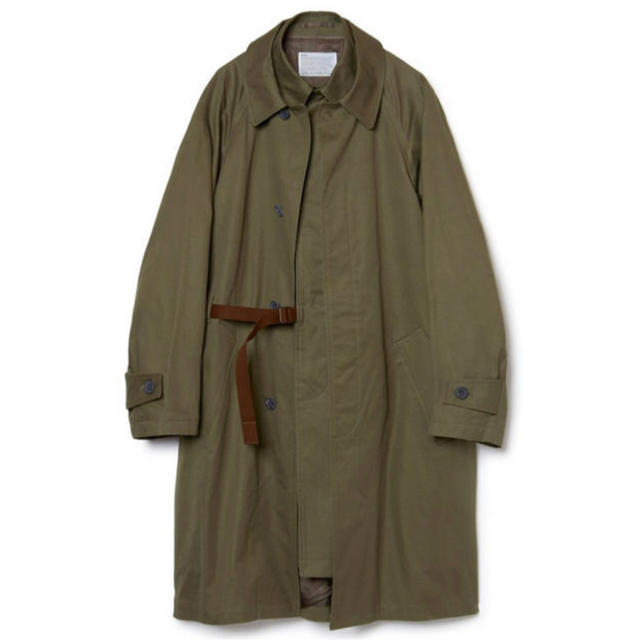 kolor 20aw cotton gabardine layered coat