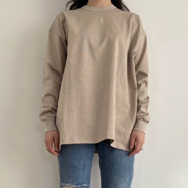 COMOLI(コモリ)のMAISON EUREKA ギザコットンL/SパックT メンズのトップス(Tシャツ/カットソー(七分/長袖))の商品写真