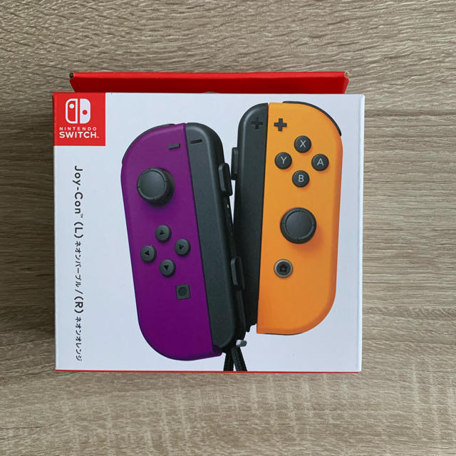 【新品】Joy-Con  (L)ネオンパープル　(R)ネオンオレンジ