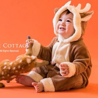 キャサリンコテージ(Catherine Cottage)のトナカイ ロンパース(ロンパース)