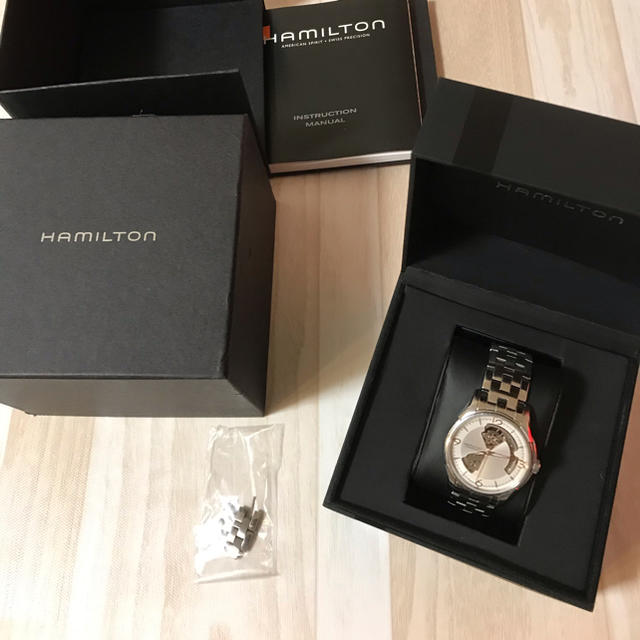 Hamilton(ハミルトン)のハミルトンオープンハート　リューズ取れの為格安出品 メンズの時計(腕時計(アナログ))の商品写真