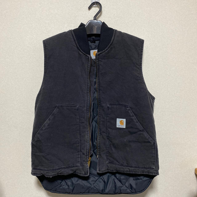 (激レア】carhartt USA製 ベスト ブラック ダックジップ 90s