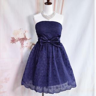 新品♥お花レース 2カラー ドレス(ミニドレス)