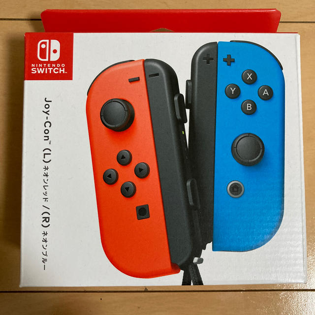 ニンテンドースイッチ　ジョイコン　ネオンレッド