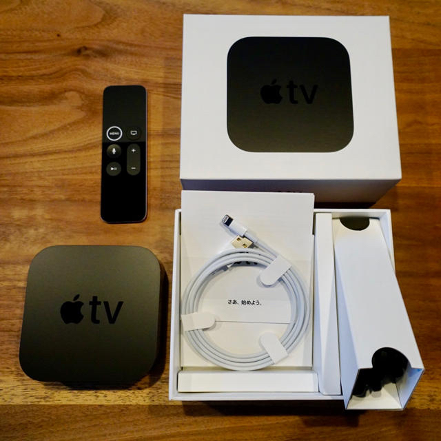 Apple(アップル)のApple TV HD 第4世代 32GB 箱･説明書･HDMIケーブル等付 スマホ/家電/カメラのスマホ/家電/カメラ その他(その他)の商品写真