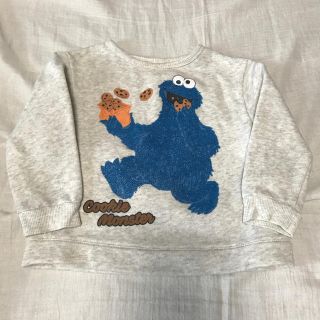 ザラキッズ(ZARA KIDS)のzara baby スウェット　クッキーモンスター　80cm(トレーナー)