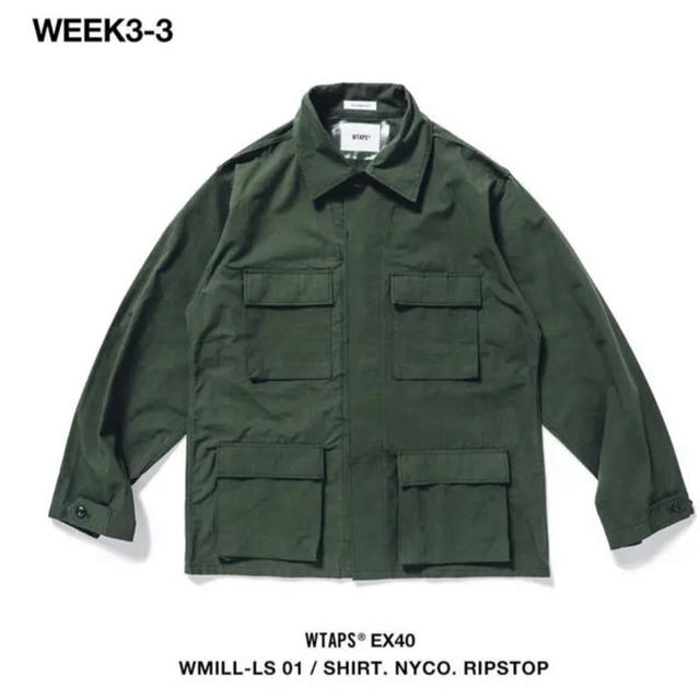 WTAPS 19AW WMILL-LS HUMAN MADE サイズS OD