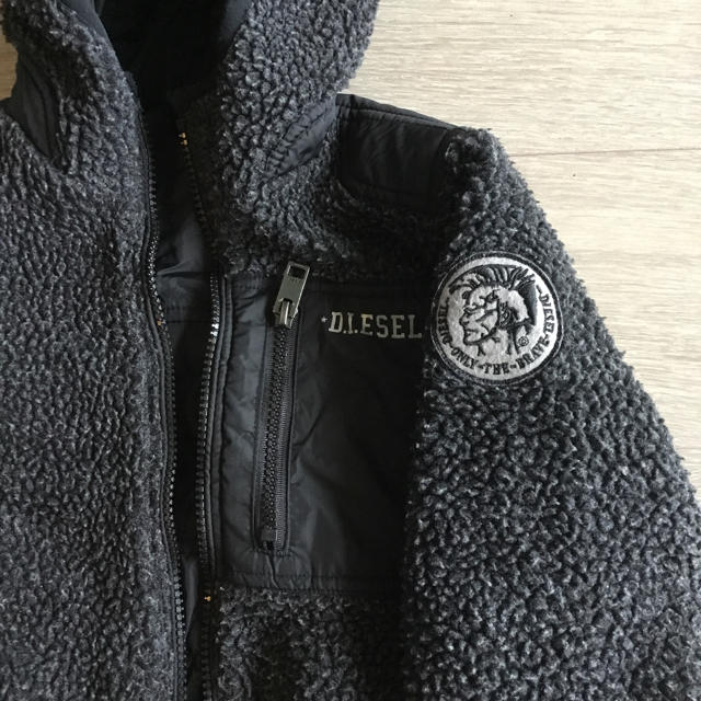 DIESEL(ディーゼル)のディーゼル　キッズ　ボアジャケット　リバーシブル　4Ｔ キッズ/ベビー/マタニティのキッズ服男の子用(90cm~)(ジャケット/上着)の商品写真