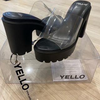 イエローブーツ(Yellow boots)のYELLOクリアサンダルL 新品未使用(サンダル)