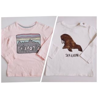 ザラキッズ(ZARA KIDS)のZARAkids トップス 長袖 アニマル柄 動物(Tシャツ/カットソー)