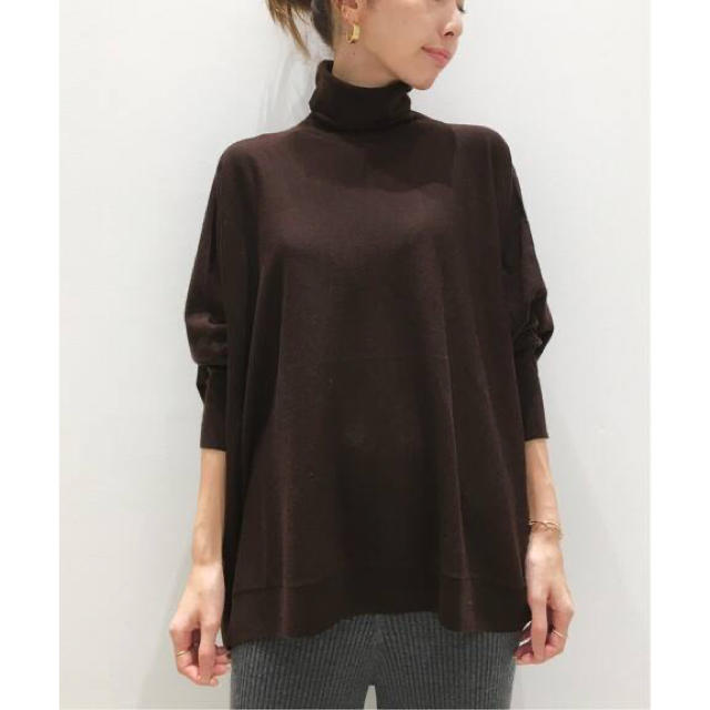 L'Appartement T/N Volume Knit ブラウンレディース