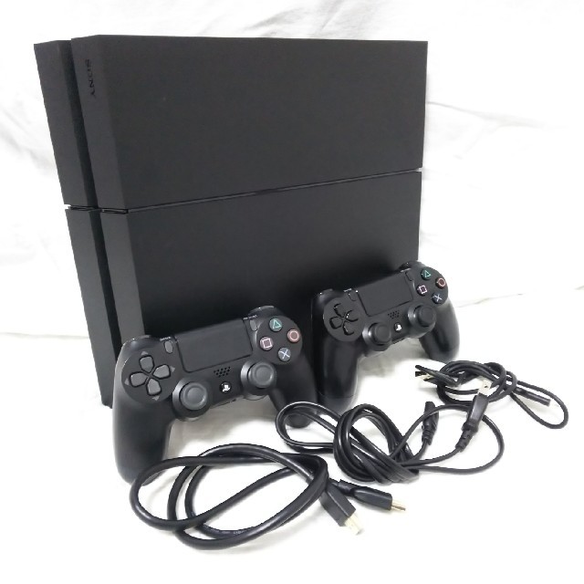 SONY PS4本体+コントローラー2台+ケーブル類 CUH-1200A - 家庭用ゲーム ...