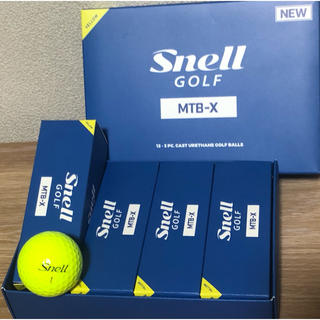 タイトリスト(Titleist)の【新品】スネルゴルフ SNELL GOLF ゴルフボール MTB-X 2ダース(その他)