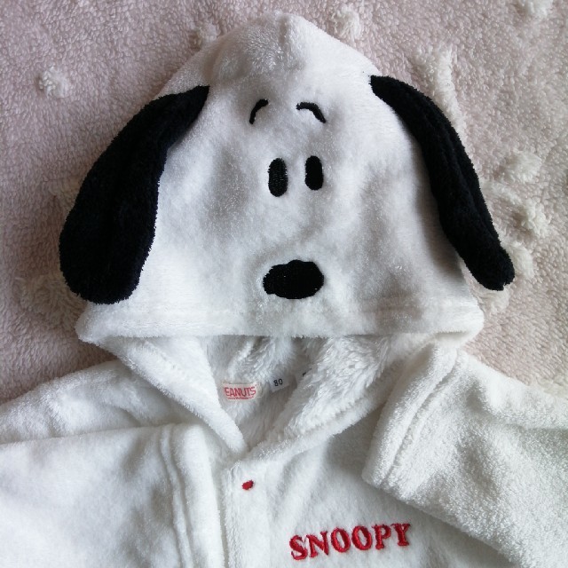 SNOOPY(スヌーピー)のスヌーピー　カバーオール　きぐるみ　80cm　Halloween　ハロウィン キッズ/ベビー/マタニティのベビー服(~85cm)(カバーオール)の商品写真