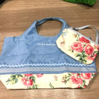 ローラアシュレイ(LAURA ASHLEY)のローラアシュレイ　エコバッグ　M(エコバッグ)