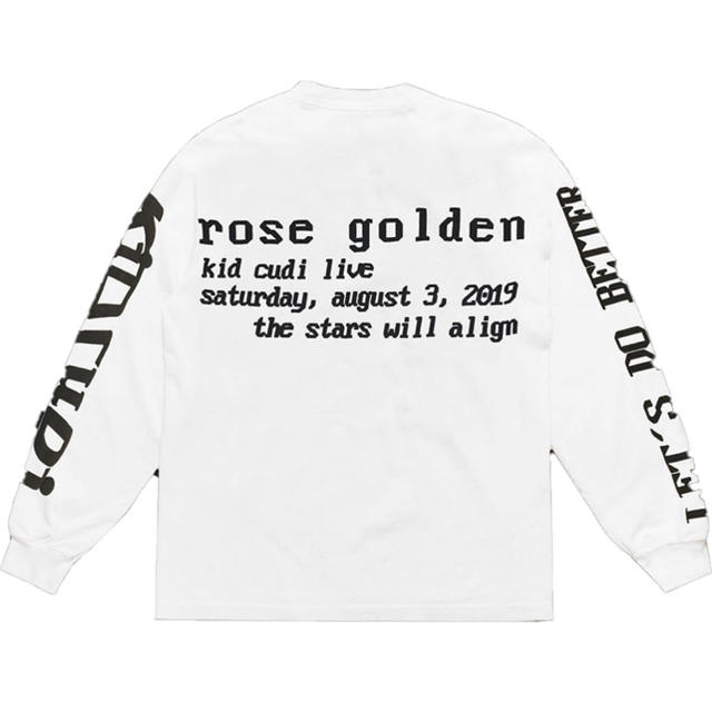 CPFM × KID CUDI Rose L/S Tee White XL