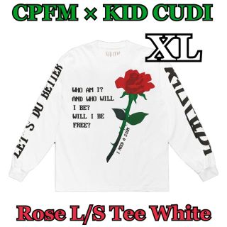 CPFM × KID CUDI Rose L/S Tee White XL