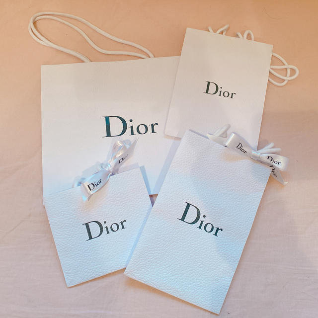 Dior(ディオール)のDior ショップ袋　4つセット レディースのバッグ(ショップ袋)の商品写真