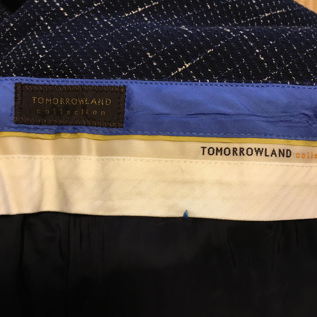 TOMORROWLAND(トゥモローランド)のトゥモローランド コレクション　ツイードパンツ レディースのパンツ(クロップドパンツ)の商品写真