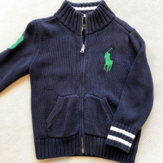 ポロラルフローレン(POLO RALPH LAUREN)のラルフローレン カーディガン　キッズ　ネイビー　100(カーディガン)