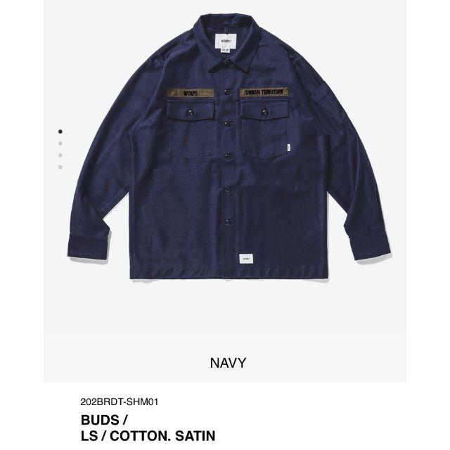 XL 20AW WTAPS BUDS / LS / COTTON. SATIN