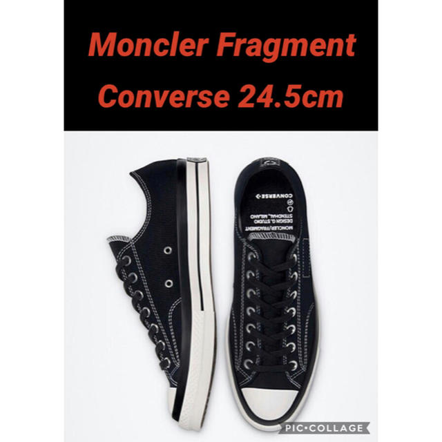 MONCLER(モンクレール)のMoncler Fragment + Converse Chuck 70 メンズの靴/シューズ(スニーカー)の商品写真