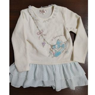 マザウェイズ(motherways)のマザウェイズ　110　キッズ　女の子　チュニック　トレーナー　ワンピース(Tシャツ/カットソー)