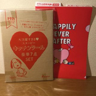 スヌーピー(SNOOPY)のゼクシィ 付録　2019/6(収納/キッチン雑貨)