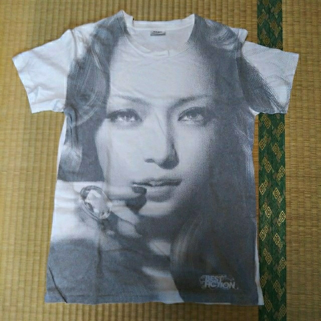 安室奈美恵　Tシャツ白　BESTFICTIONツアー　フリーサイズ