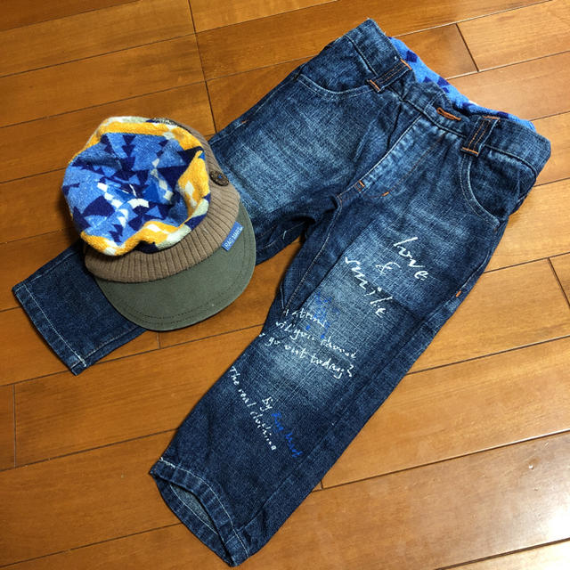 RAG MART(ラグマート)のデニム＆帽子セット キッズ/ベビー/マタニティのキッズ服男の子用(90cm~)(パンツ/スパッツ)の商品写真