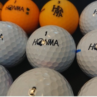 ホンマゴルフ(本間ゴルフ)の【A級-】ホンマD1,NX 計 24球 ロストボール ゴルフボール(その他)