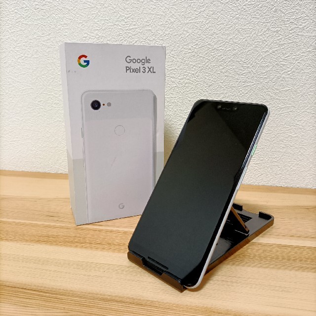 ANDROID(アンドロイド)の【美品】Pixel 3 XL Clealy white 128GB SIMフリー スマホ/家電/カメラのスマートフォン/携帯電話(スマートフォン本体)の商品写真