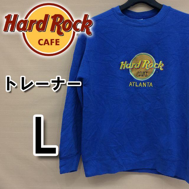 ROCK HARD - ハードロックカフェ 刺繍長袖トレーナー ビンテージ hard rock cafeの通販 by たいしょ's shop