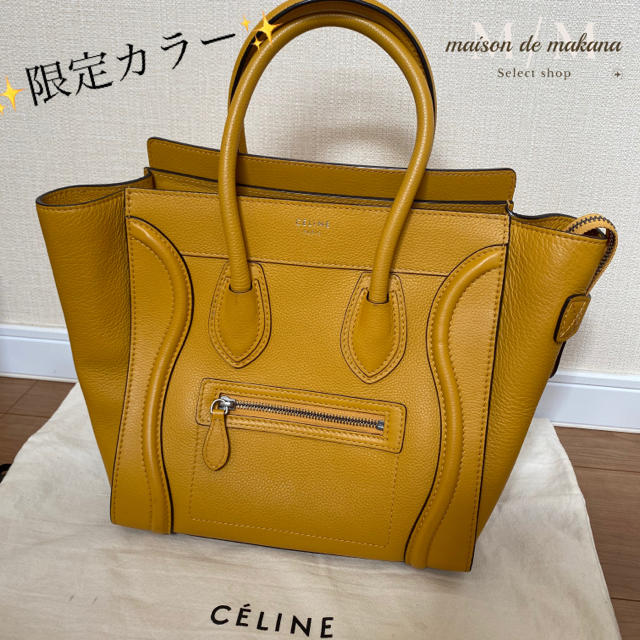 値下げ❤極美品 CELINE ラゲージ マイクロ ハンドバッグ セリーヌ バッグ