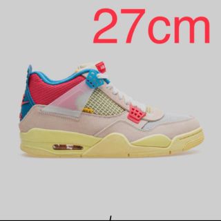 ナイキ(NIKE)のNike union Jordan 4 sp guava ice 27.0(スニーカー)