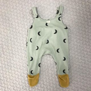 キャラメルベビー&チャイルド(Caramel baby&child )のorganic zoo サロペット　3M-6M(ロンパース)