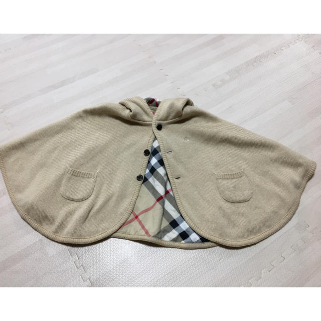 BURBERRY(バーバリー)のBurberry ベビーポンチョ リバーシブル キッズ/ベビー/マタニティのキッズ/ベビー/マタニティ その他(その他)の商品写真