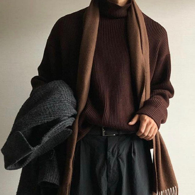 トップスAURALEE   SUPER FINE WOOL RIB KNIT