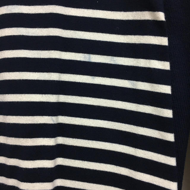 PETIT BATEAU(プチバトー)のプチバトー　レディース　ボーダーワンピース　サイズXS レディースのワンピース(ひざ丈ワンピース)の商品写真